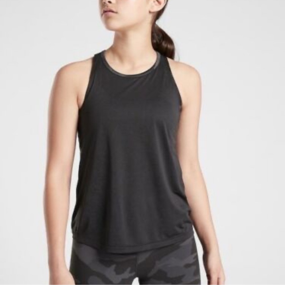 Athleta Girl Reversible Black Camo Girl’s Athletic Tank Top Size XXL